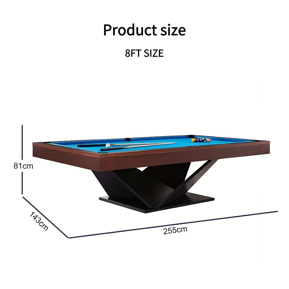 QUESLA TEGL15 7FT/8FT Luxurious Slate Top Billiard Table / Pool Table Free Accessories