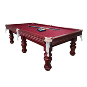 QUESLA HESTIA 9FT Slate Pool Snooker Table Billiards Table - Mahogany