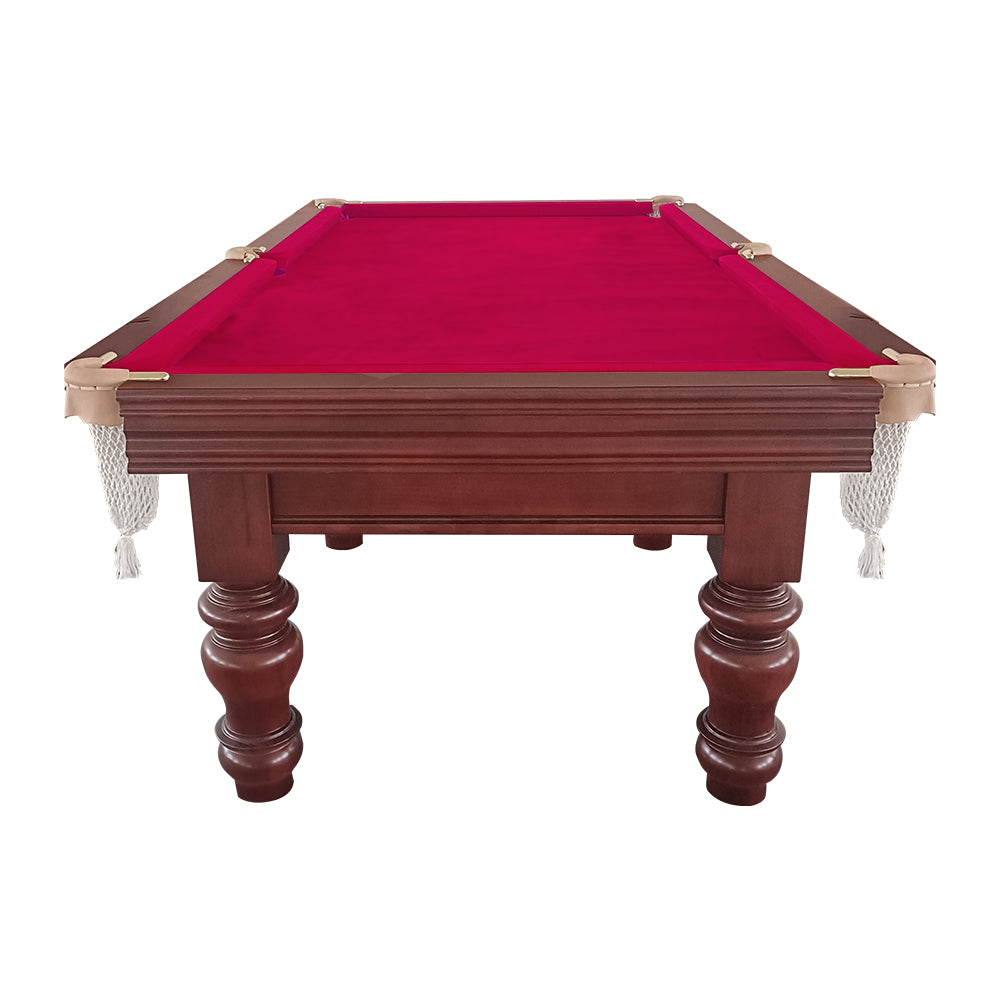 QUESLA HESTIA 9FT Slate Pool Snooker Table Billiards Table - Mahogany