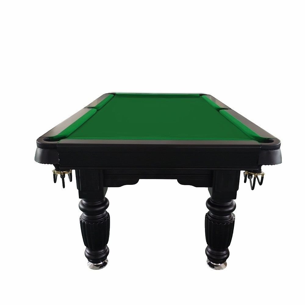 QUESLA 7FT Pool Table 2025 Model - Classic Slate Design Upgraded with Reinforced Legs & Pro Ball Nets - Professional Billiard Table, Solid Timber Black Frame