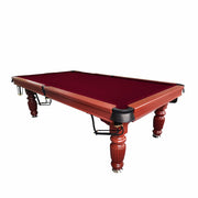 QUESLA 7FT Pool Table 2025 Model - Classic Slate Design Upgraded with Reinforced Legs & Pro Ball Nets - Professional Billiard Table, Solid Timber Walnut Frame