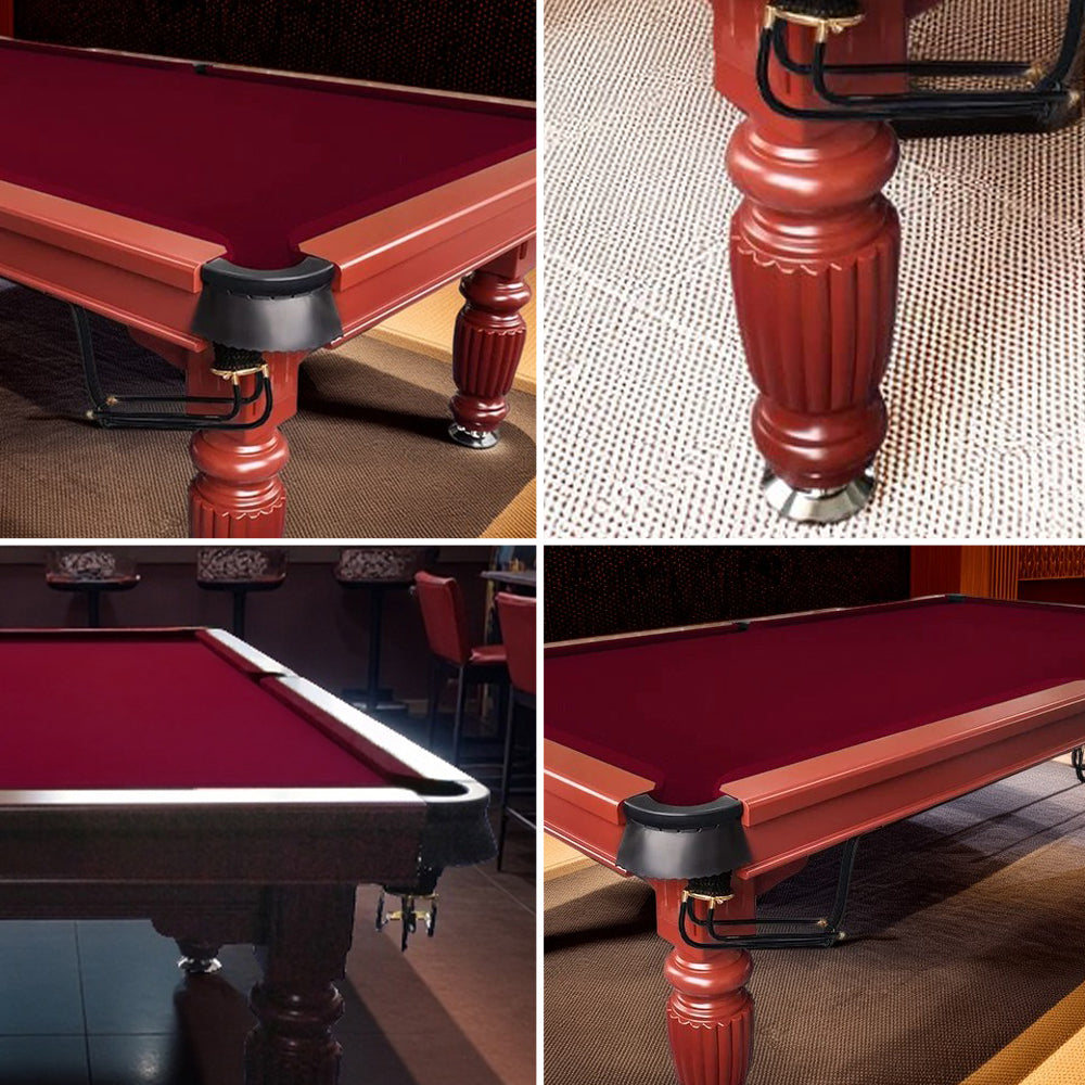 QUESLA 8FT Pool Table 2025 Model - Classic Slate Design Upgraded with Reinforced Legs & Pro Ball Nets - Professional Billiard Table, Solid Timber Walnut Frame