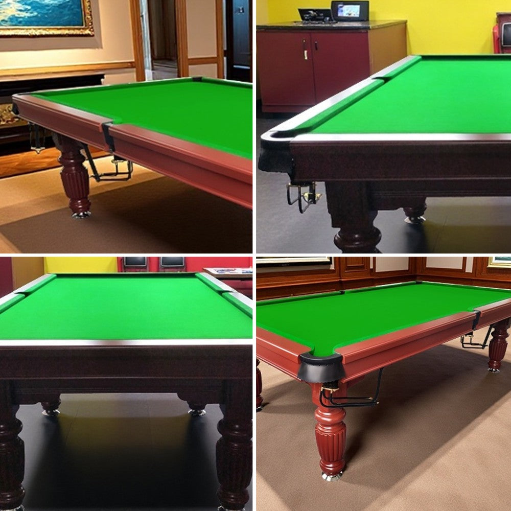 QUESLA 7FT Pool Table 2025 Model - Classic Slate Design Upgraded with Reinforced Legs & Pro Ball Nets - Professional Billiard Table, Solid Timber Walnut Frame