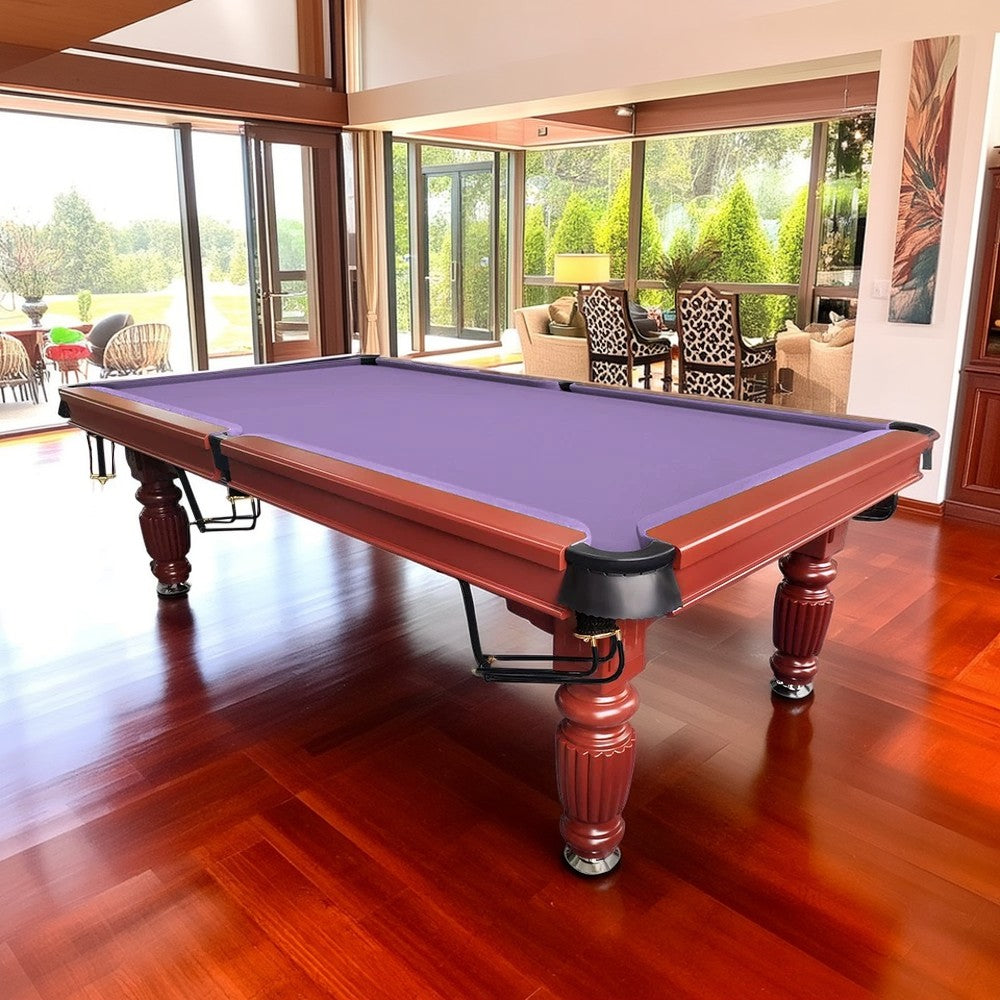 QUESLA 7FT Pool Table 2025 Model - Classic Slate Design Upgraded with Reinforced Legs & Pro Ball Nets - Professional Billiard Table, Solid Timber Walnut Frame