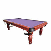 QUESLA 7FT Pool Table 2025 Model - Classic Slate Design Upgraded with Reinforced Legs & Pro Ball Nets - Professional Billiard Table, Solid Timber Walnut Frame
