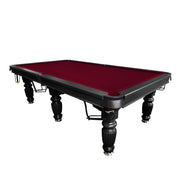 QUESLA 9FT Pool Table 2025 Model - Classic Slate Design Upgraded with Reinforced Legs & Pro Ball Nets - Professional Billiard Table, Solid Timber Black Frame