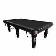 QUESLA 9FT Pool Table 2025 Model - Classic Slate Design Upgraded with Reinforced Legs & Pro Ball Nets - Professional Billiard Table, Solid Timber Black Frame