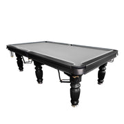 QUESLA 9FT Pool Table 2025 Model - Classic Slate Design Upgraded with Reinforced Legs & Pro Ball Nets - Professional Billiard Table, Solid Timber Black Frame
