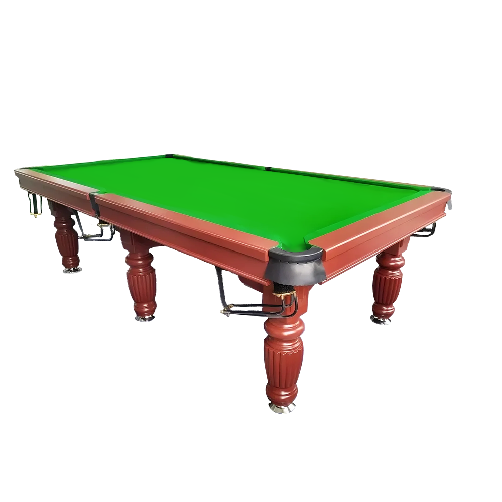 QUESLA 9FT Pool Table 2025 Model - Classic Slate Design Upgraded with Reinforced Legs & Pro Ball Nets - Professional Billiard Table, Solid Timber Walnut Frame