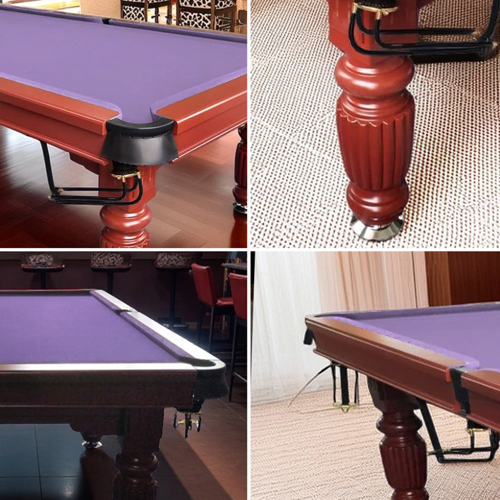 QUESLA 9FT Pool Table 2025 Model - Classic Slate Design Upgraded with Reinforced Legs & Pro Ball Nets - Professional Billiard Table, Solid Timber Walnut Frame