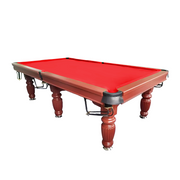 QUESLA 9FT Pool Table 2025 Model - Classic Slate Design Upgraded with Reinforced Legs & Pro Ball Nets - Professional Billiard Table, Solid Timber Walnut Frame