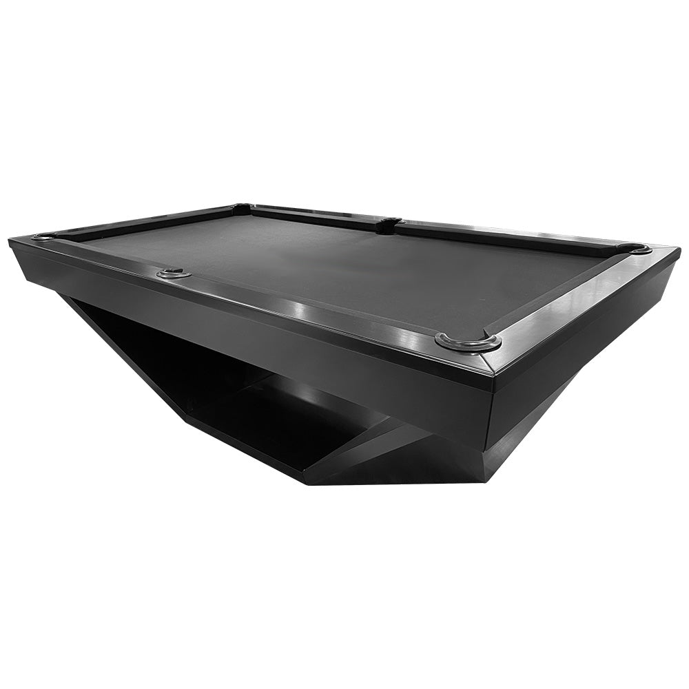 QUESLA WP11 9FT Slate Billiard Table w/ Free Accessories Pool Table-Black&Grey