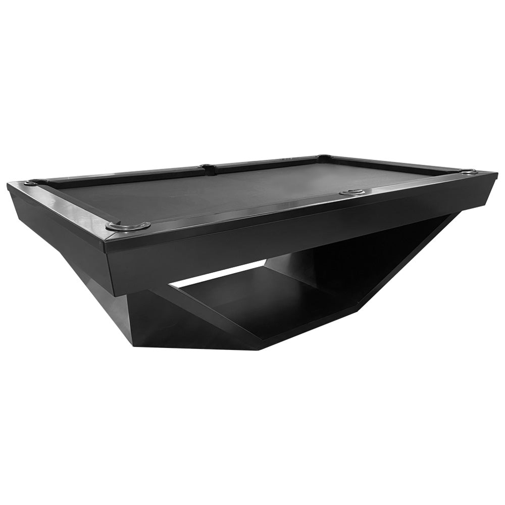 QUESLA WP11 9FT Slate Billiard Table w/ Free Accessories Pool Table-Black&Grey