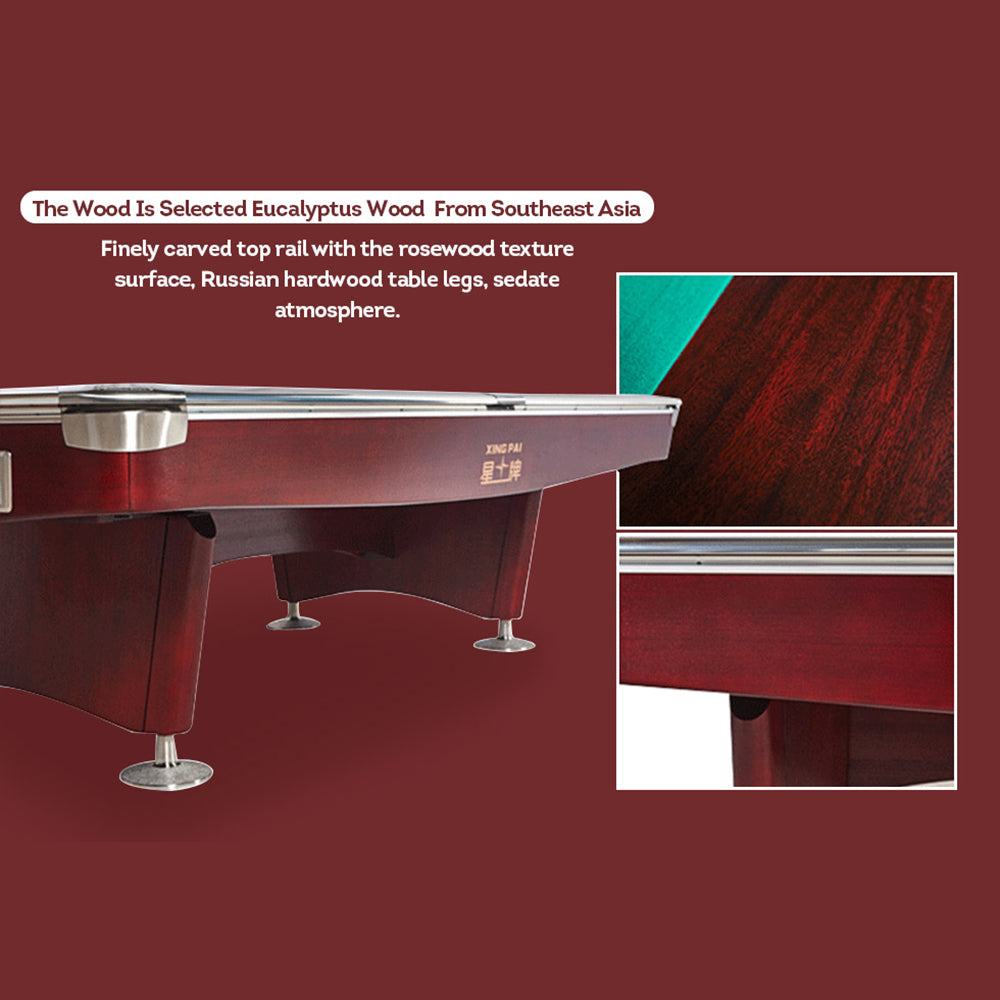 XINGPAI XW136 9FT American Pool Table TOURNAMENT Fancy Nine Ball Pool Table Open Pool Table
