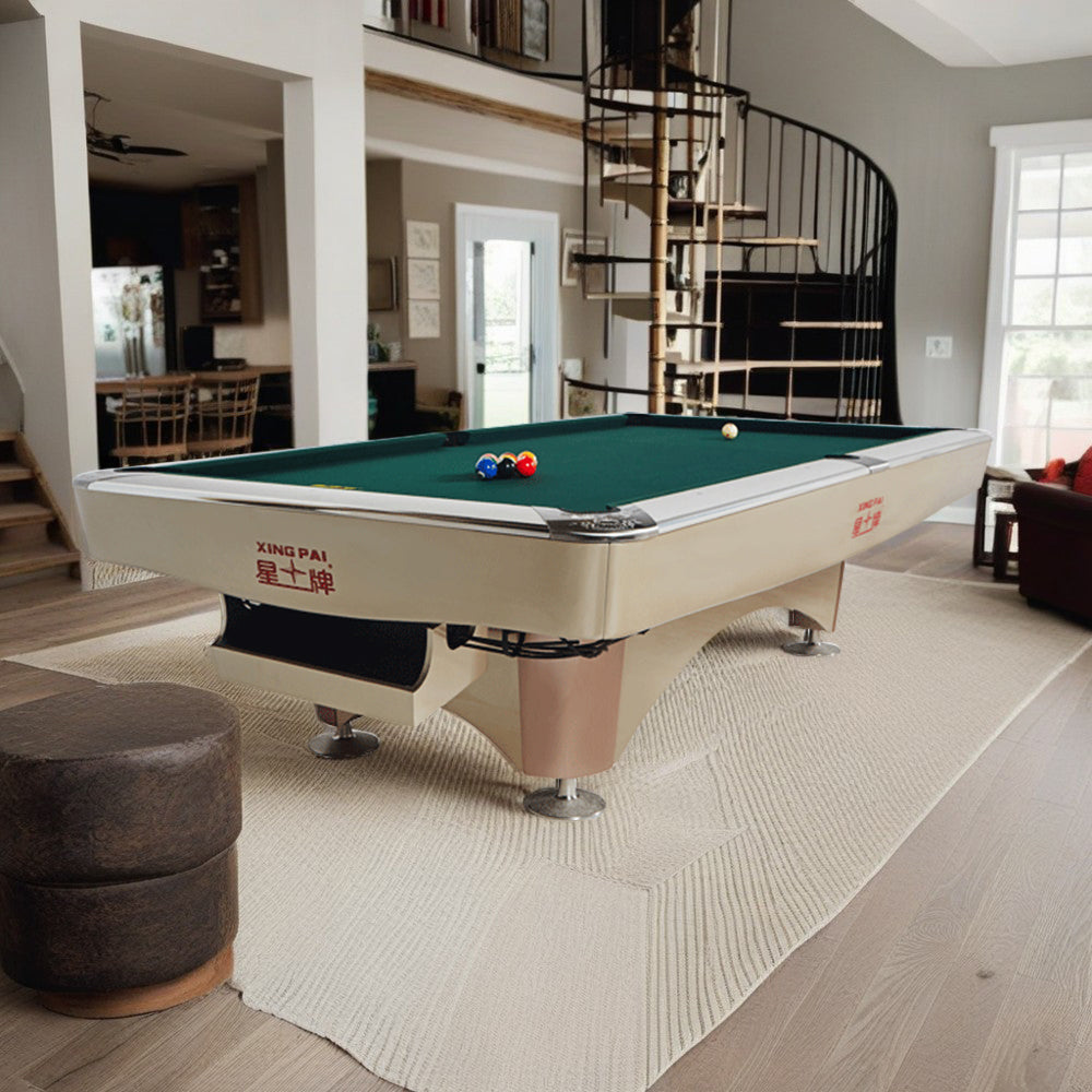 XINGPAI XW138 9FT American Pool Table Fancy Nine Ball Pool Table Economical Pool Table