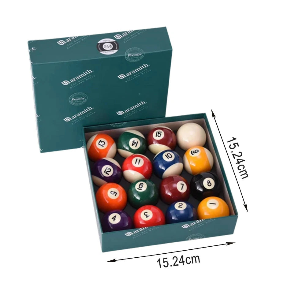 SPECIAL ARIX Aramith Premier Kelly Pool Ball Set 2-1/16 Inch High Quality Standards