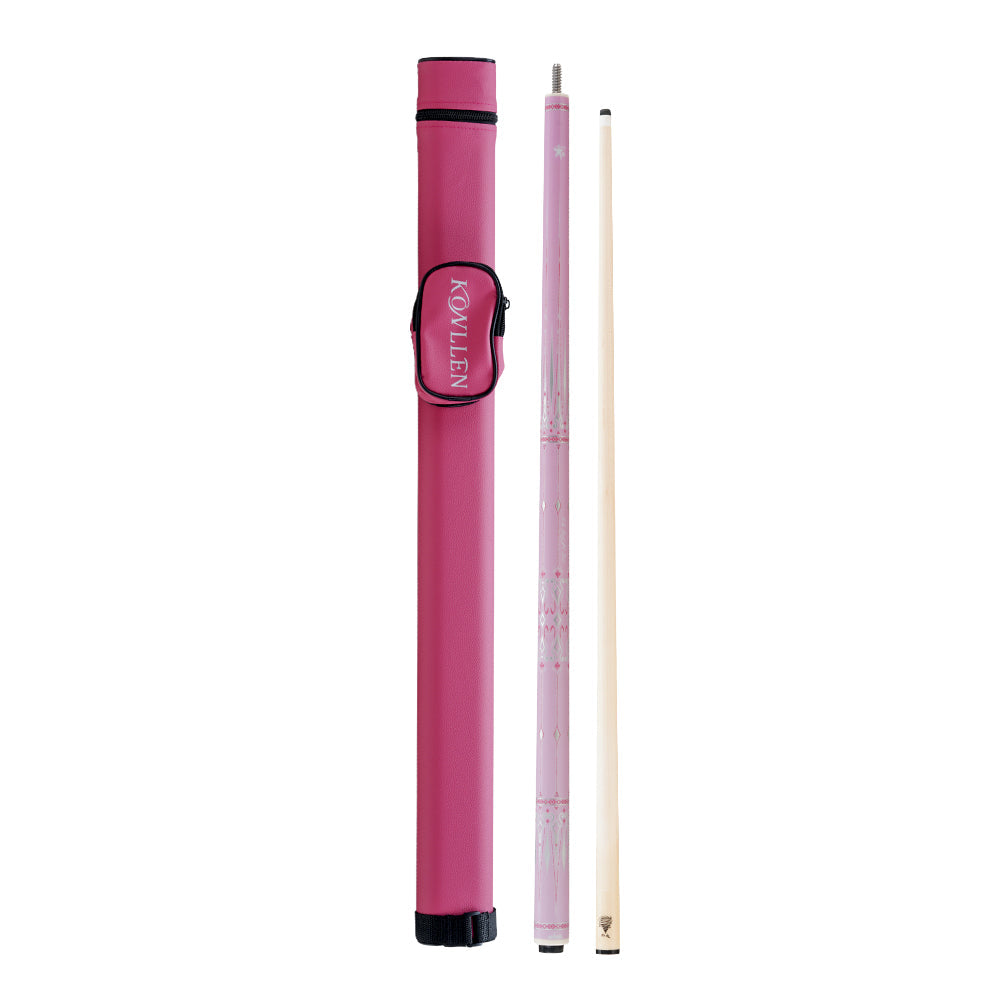 KONLLEN 147cm Length Pink Professional Billiards 1/2 Black 8 Nine Strong Head Billiards Accessories