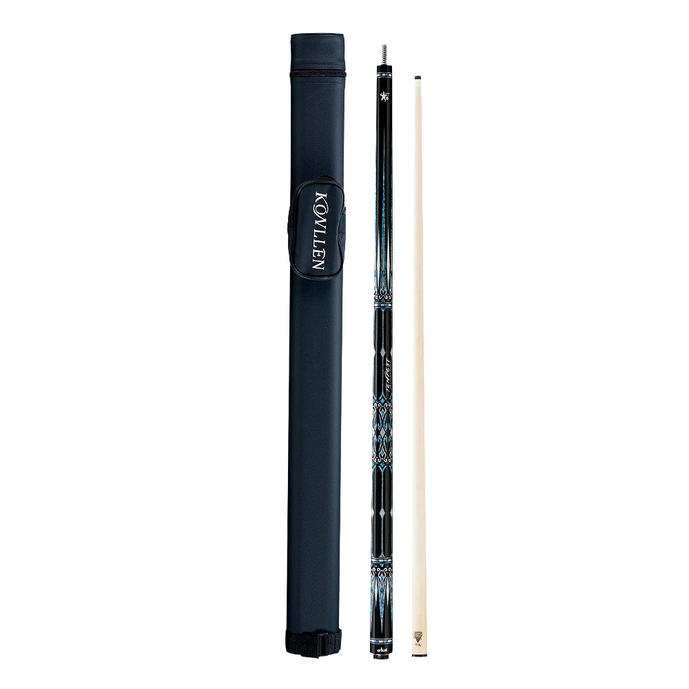 KONLLEN CRFU 147cm Length Professional Billiards 1/2 Black 8 Nine Strong Head - Black