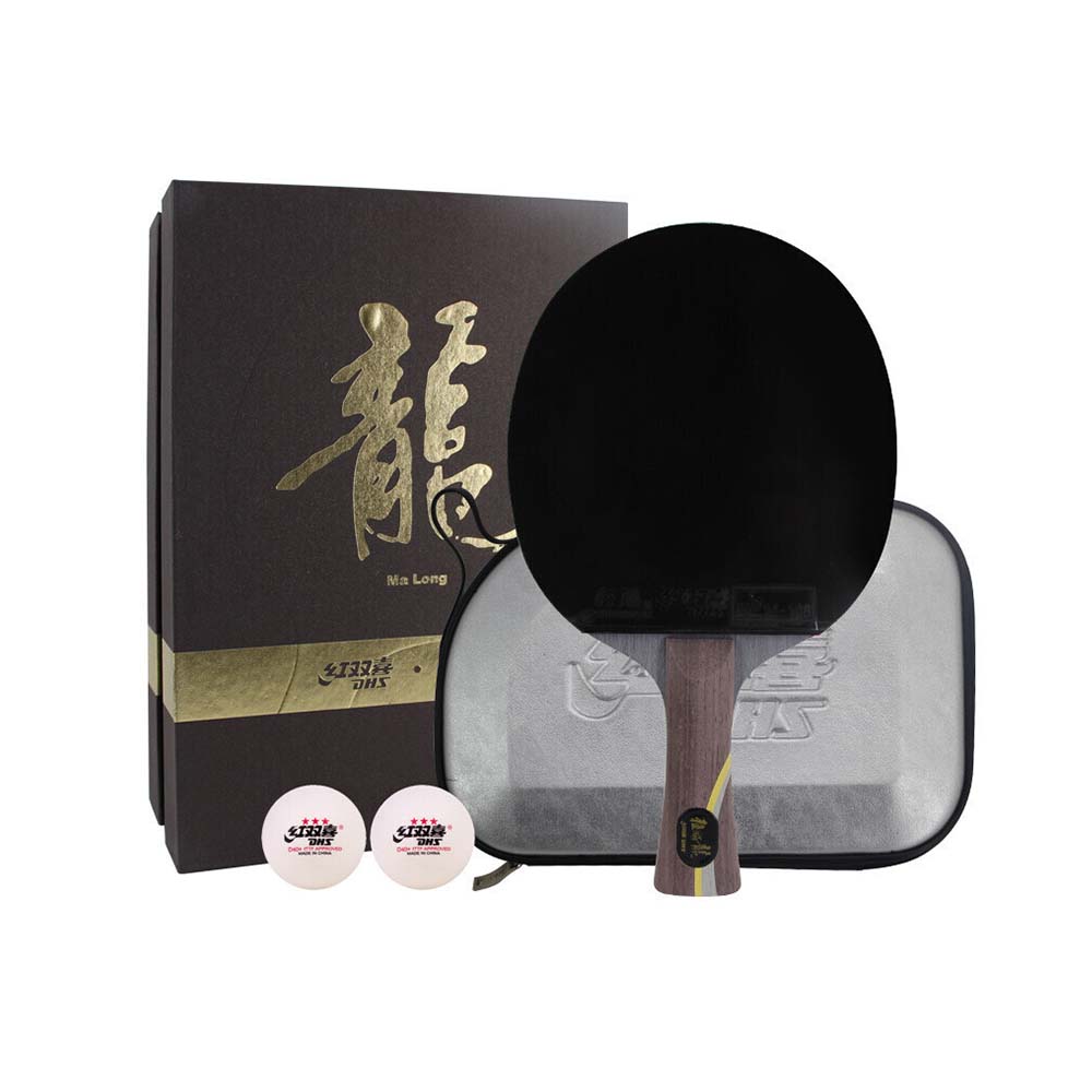 DHS Ping Pong Racket Paddle/ Dragon Tennis Racket Gift Box