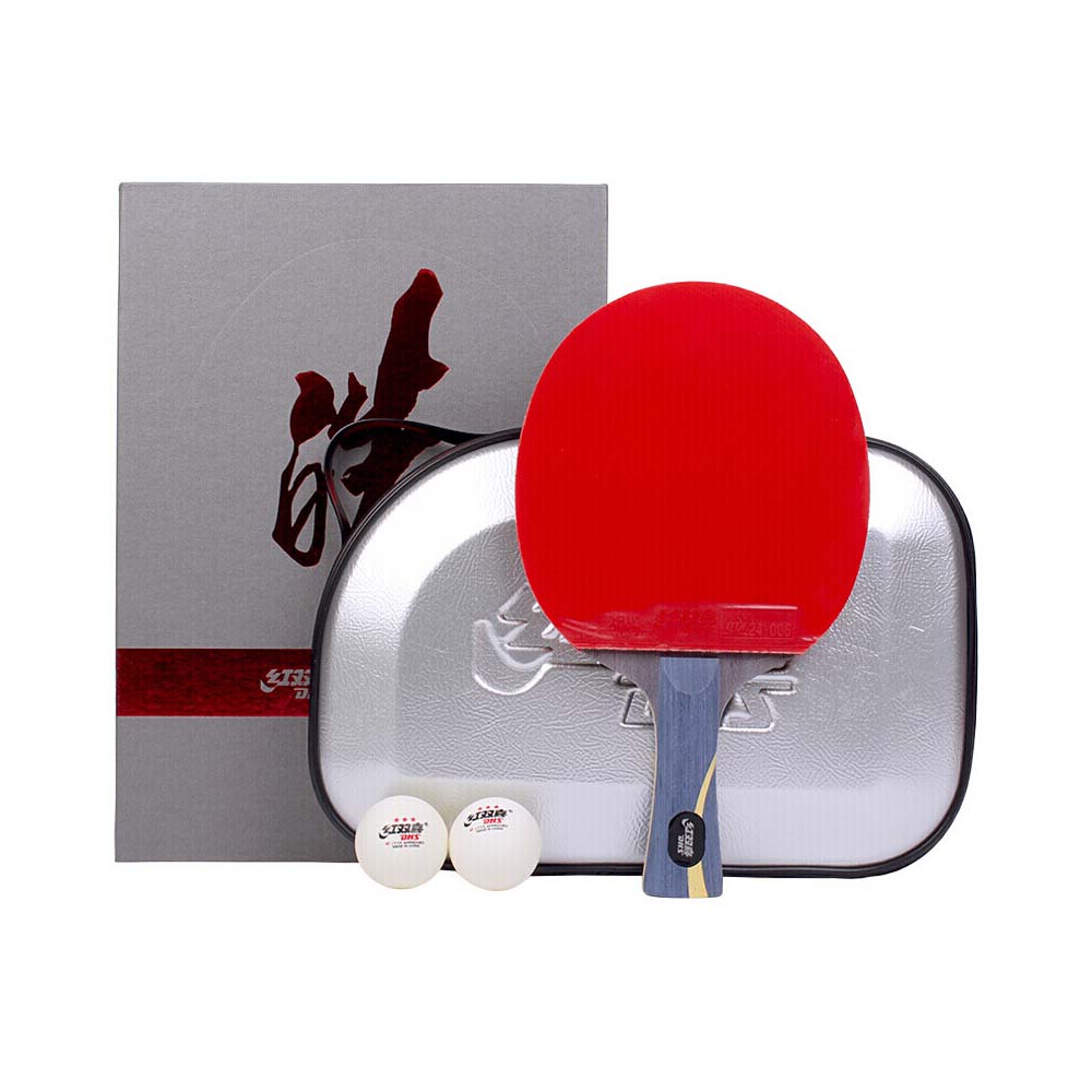 DHS Ping Pong Paddle Gift Box/ HURRICANE Table Tennis Racket Gift Box-Hao Wang