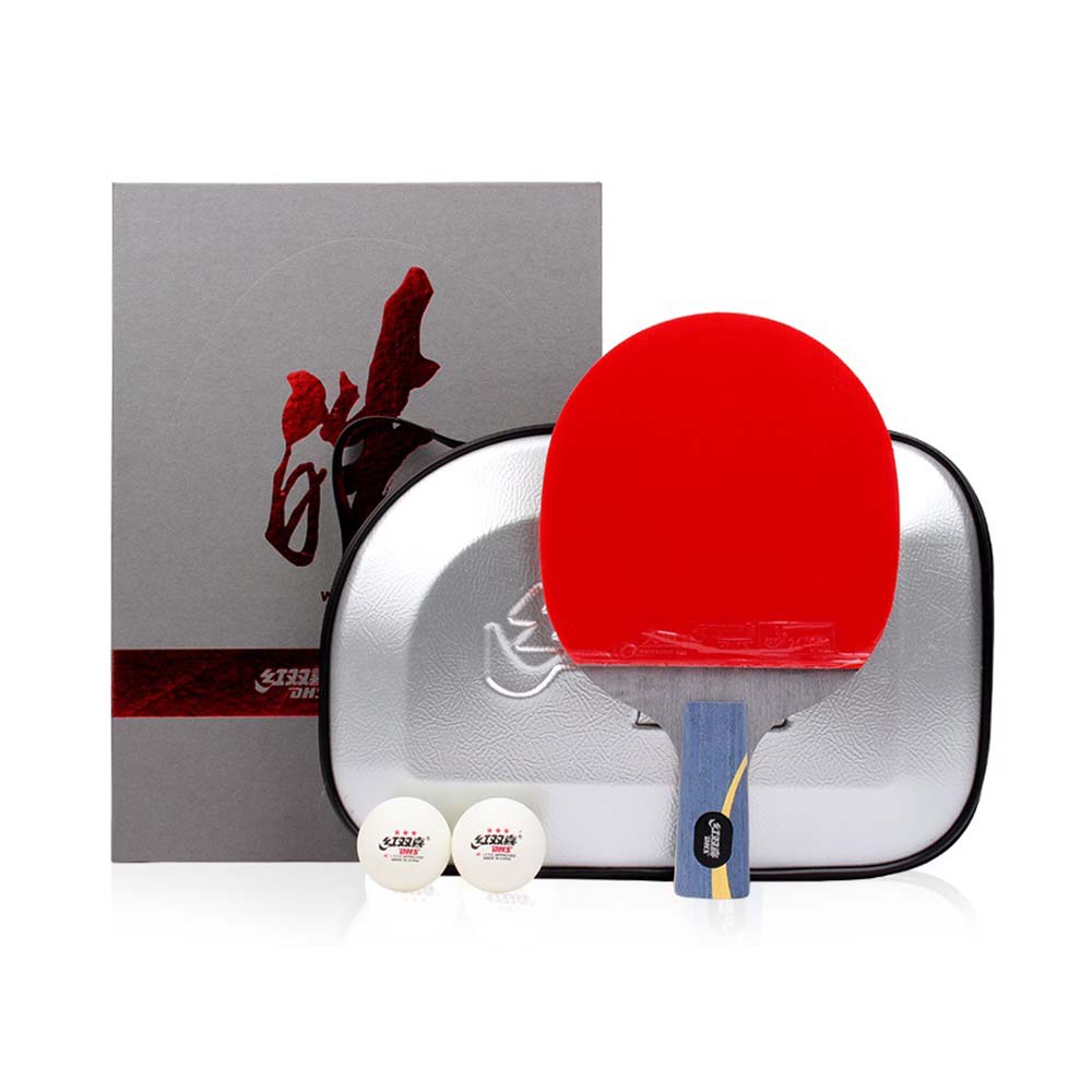 DHS Ping Pong Paddle Gift Box/ HURRICANE Table Tennis Racket Gift Box-Hao Wang