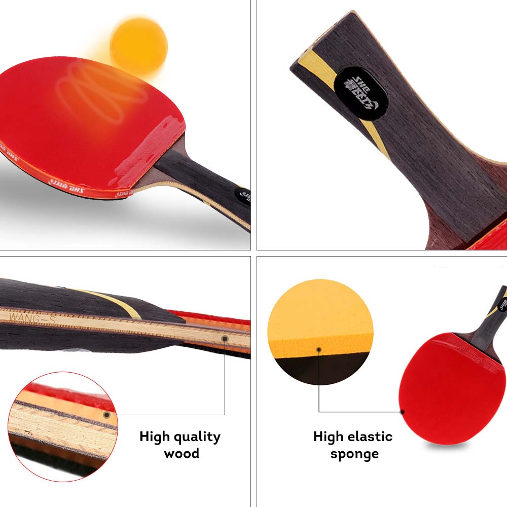 DHS HURRICANE Ping Pong Paddle Gift Box/ Table Tennis Racket Gift Box-Liqing Wang