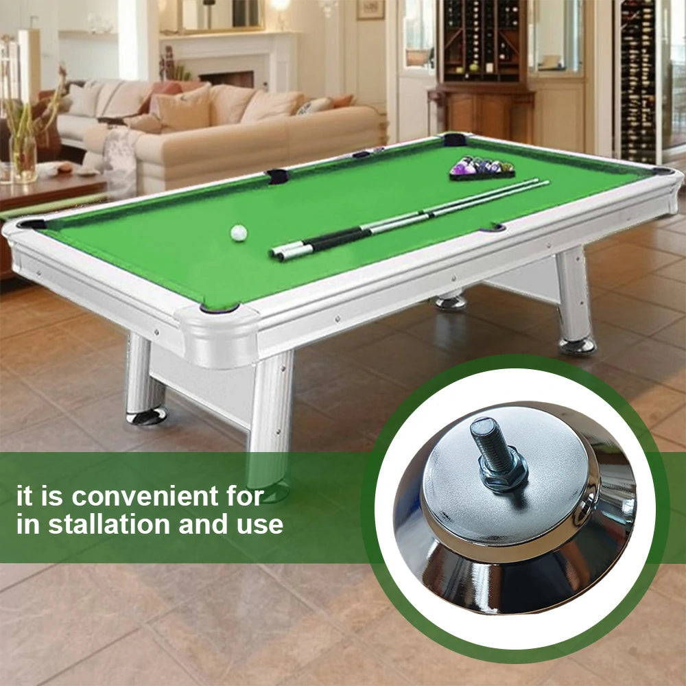 ARIX Adjustable Billiard Table Leg Base Foot Pads - Set of 4