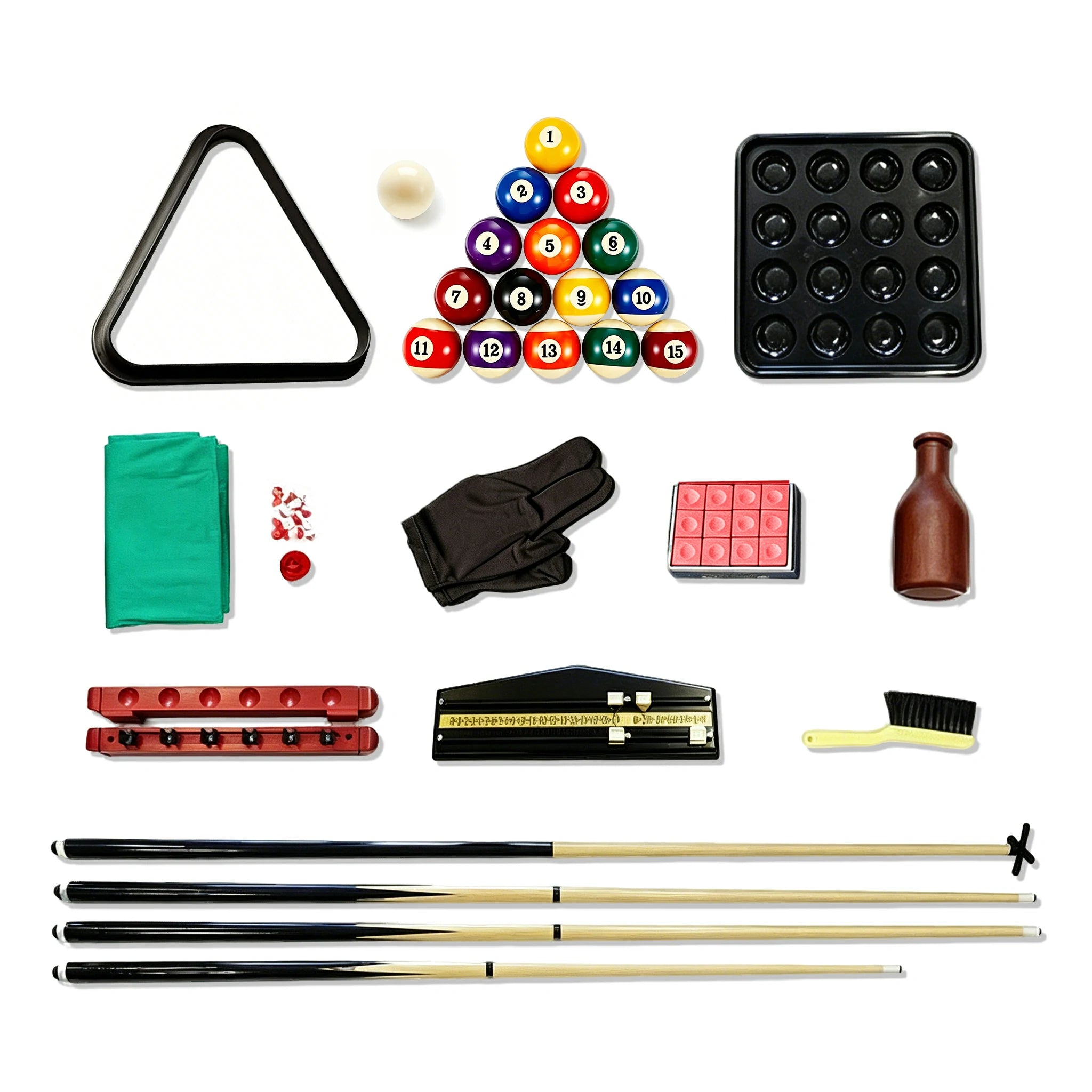 Billiards Snooker Pool Table Full Accessories Kit Package