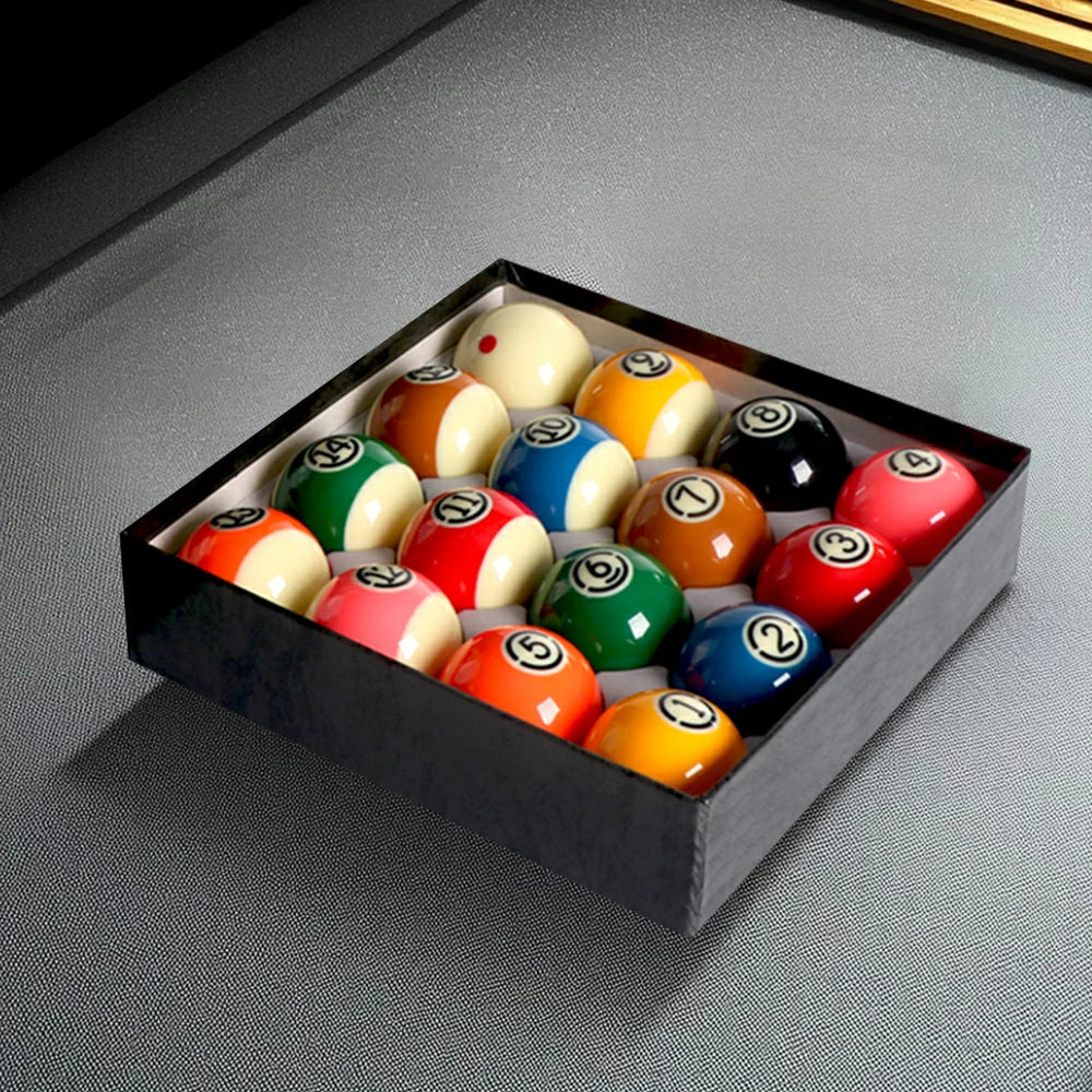 ARIX 2 1/4" 15A Grade Black King Professional Tournament Crystal Billiard Balls