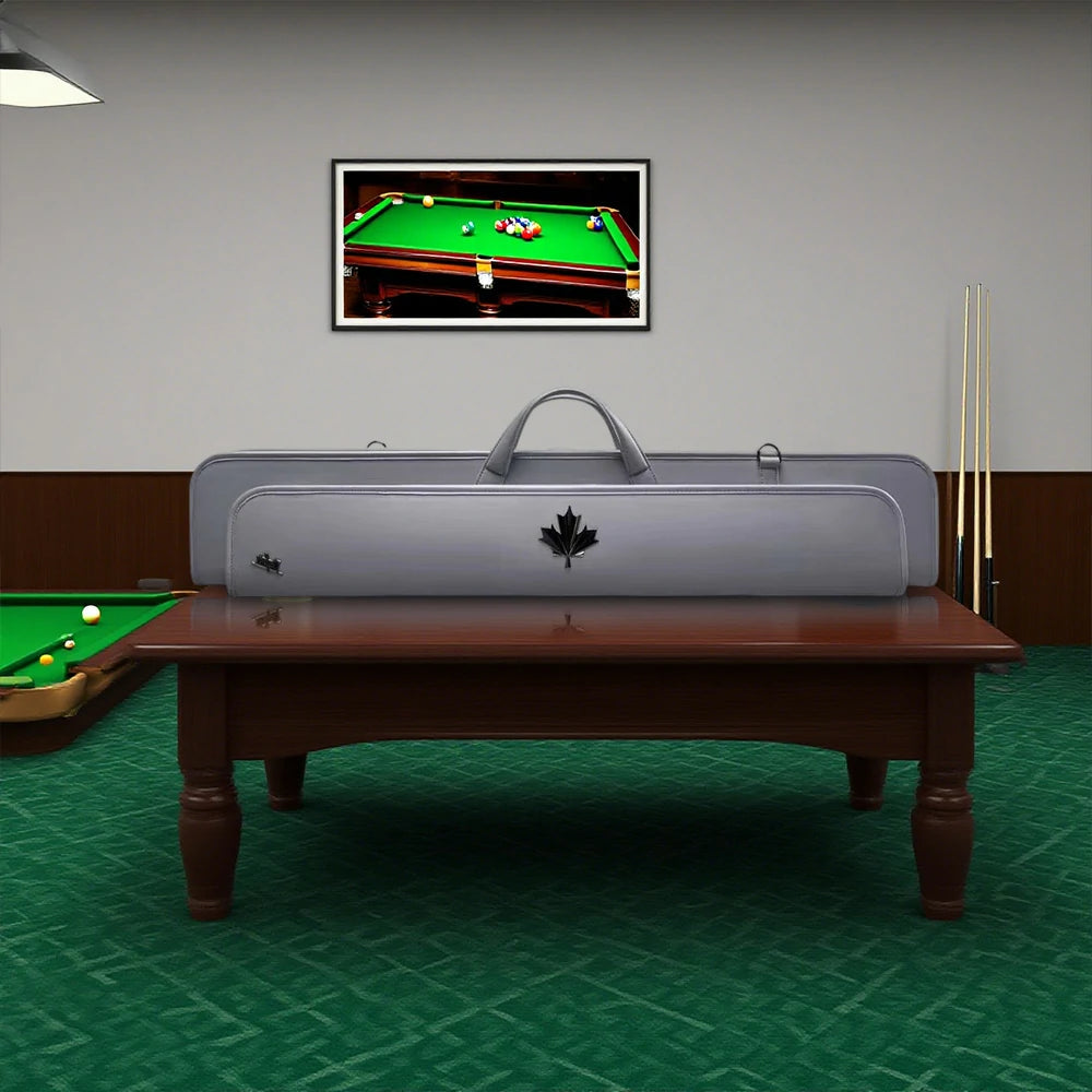 RB Premium 6-Hole 2-Stage Split Club Pool Cue Easy to Manage Handbag - Grey