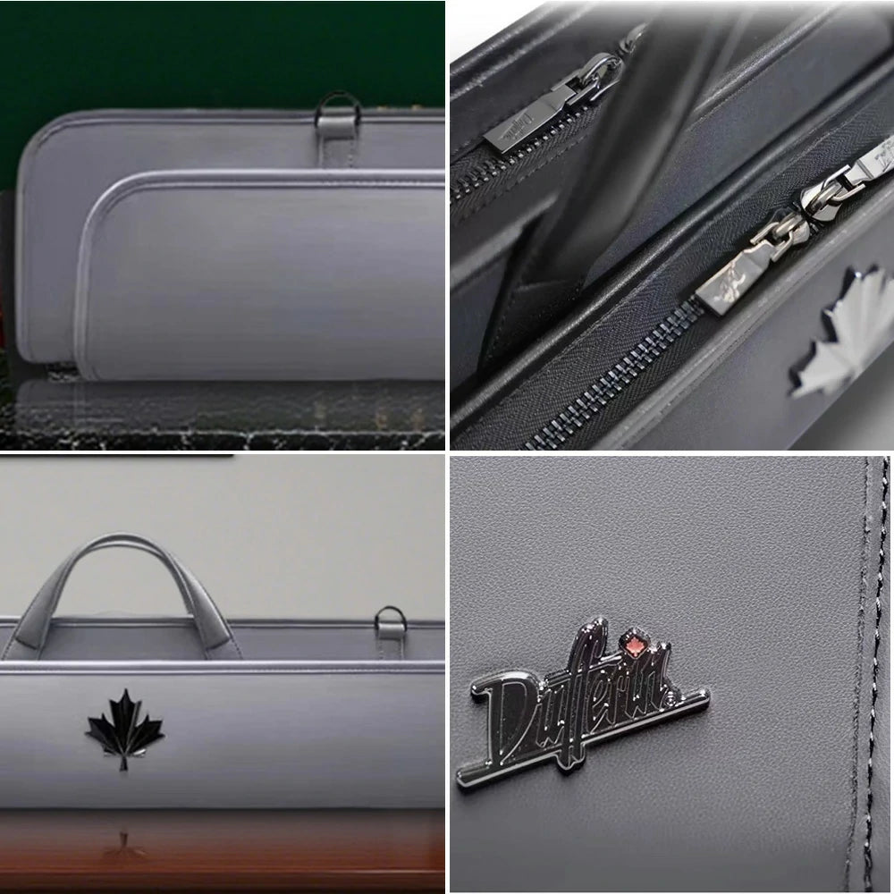 RB Premium 6-Hole 2-Stage Split Club Pool Cue Easy to Manage Handbag - Grey