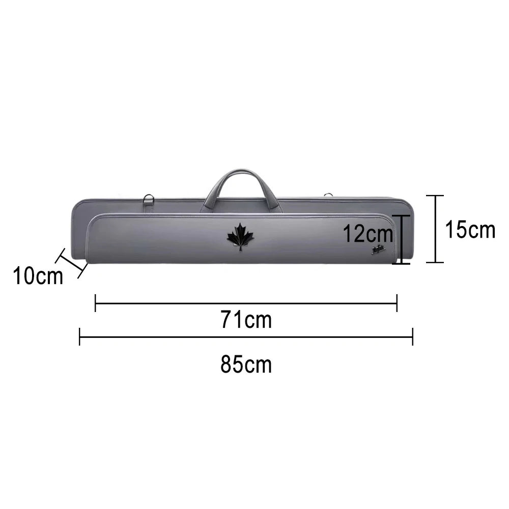 RB Premium 6-Hole 2-Stage Split Club Pool Cue Easy to Manage Handbag - Grey