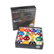 YAMELLO 2 1/4" Advanced Billiards Standard/Professional Edition Large Crystal Ball Match Set - Black