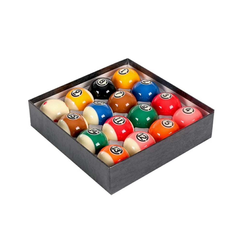 57.2mm Professional Tournament Crystal Billiard Balls - Big Black King Edition for Pool Halls/Home Game Rooms/Championship Events