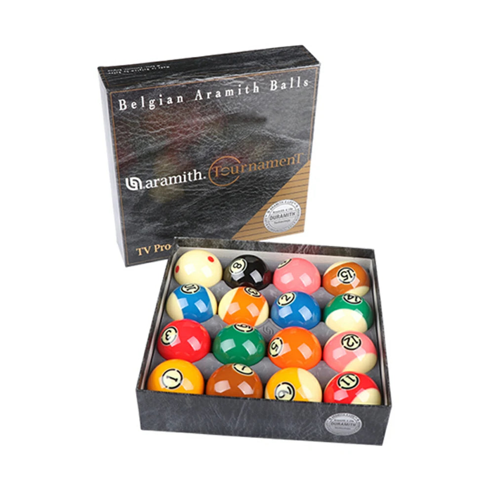 YAMELLO 2 1/4" Advanced Billiards Standard/Professional Edition Large Crystal Ball Match Set - Black