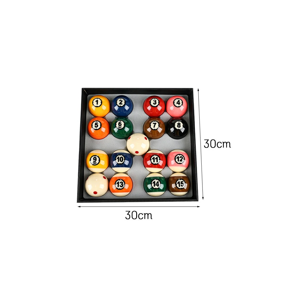 57.2mm Professional Tournament Crystal Billiard Balls - Diamond King Series for Pool Halls/Home Game Rooms/Championship Events