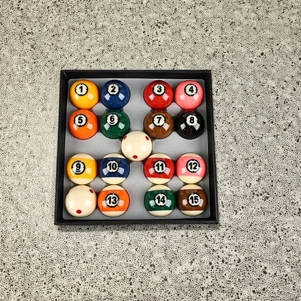 57.2mm Professional Tournament Crystal Billiard Balls - Diamond King Series for Pool Halls/Home Game Rooms/Championship Events