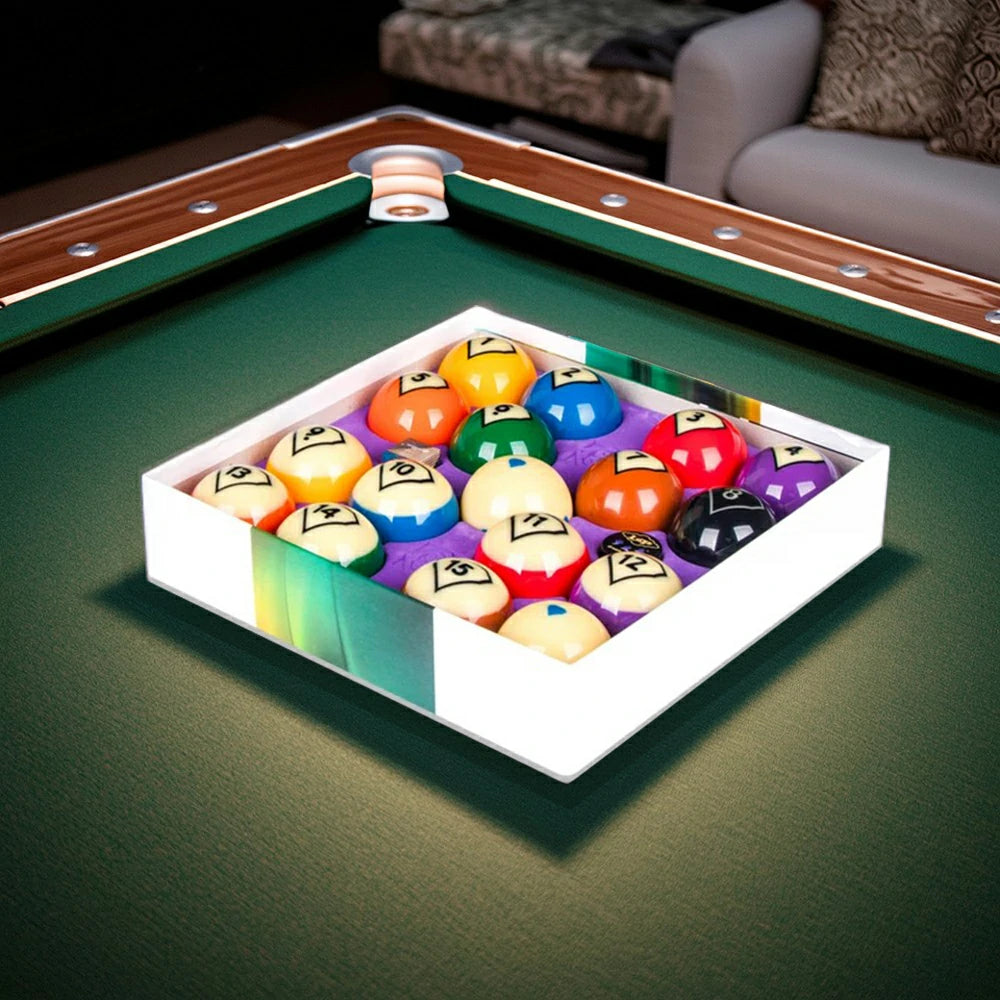 57.2mm National Standard for Professional Competitions Crystal Billiard Balls