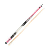 RB Professional 2-Piece Maple Billiard Cue Set - 147cm Pool Cue with Leather Handle