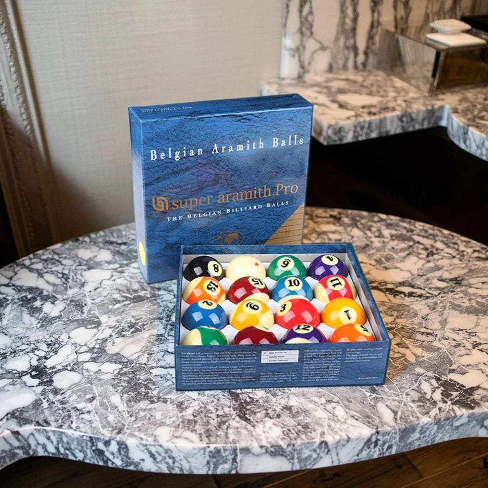 57.2mm Advanced Billiards Standard/Professional Edition Large Crystal Ball Match Set - Blue