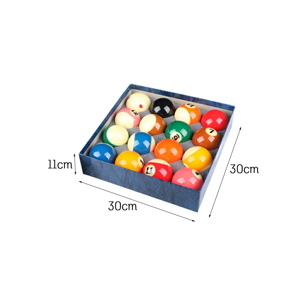 YAMELLO 2 1/4" Advanced Billiards Standard/Professional Edition Large Crystal Ball Match Set - Blue