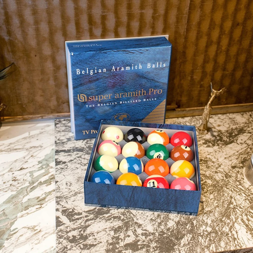 YAMELLO 2 1/4" Advanced Billiards Standard/Professional Edition Large Crystal Ball Match Set - Blue