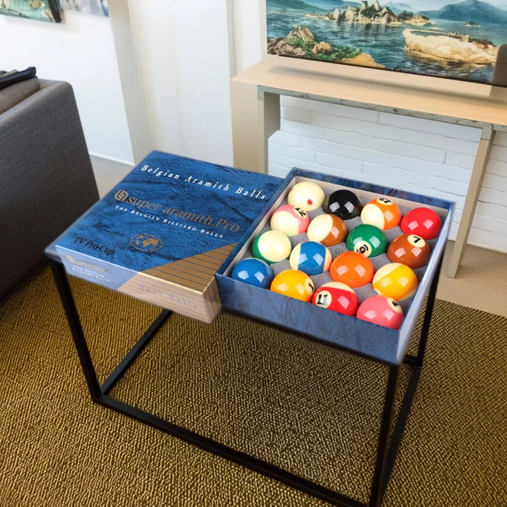 YAMELLO 2 1/4" Advanced Billiards Standard/Professional Edition Large Crystal Ball Match Set - Blue