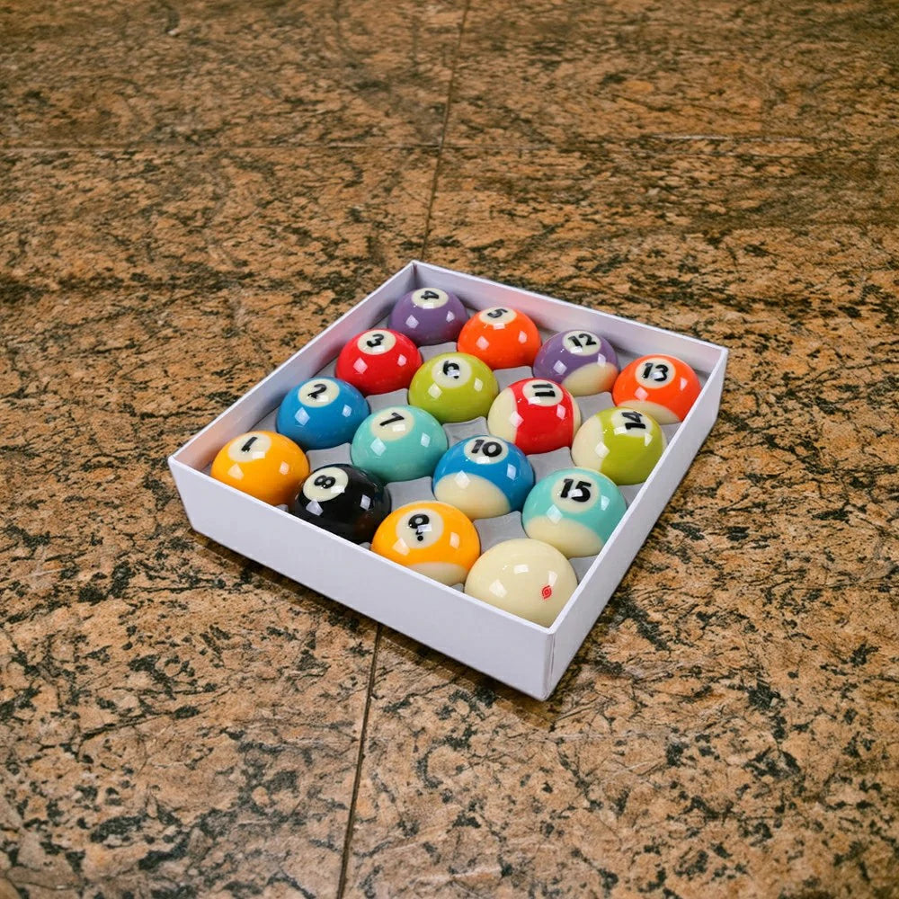ARIX 2 1/4" American Pool Balls - Standard/Pro Crystal Competition Set
