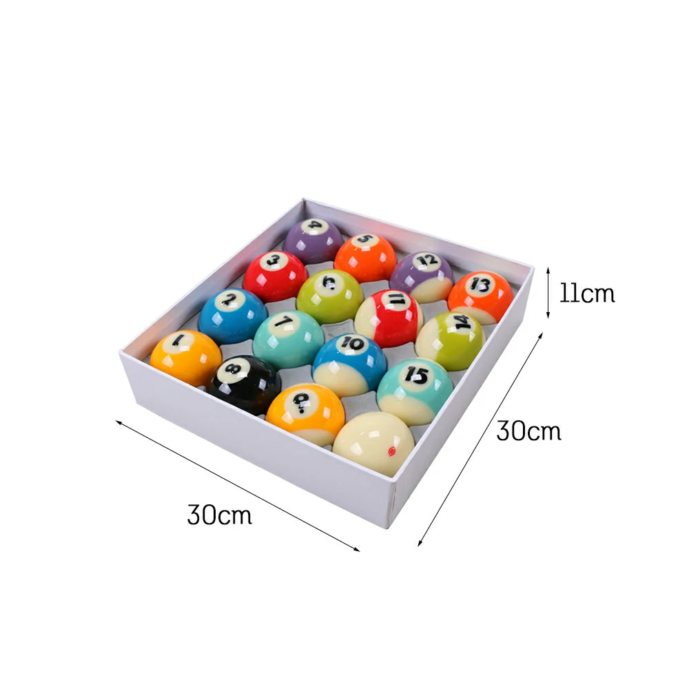 ARIX 2 1/4" American Pool Balls - Standard/Pro Crystal Competition Set