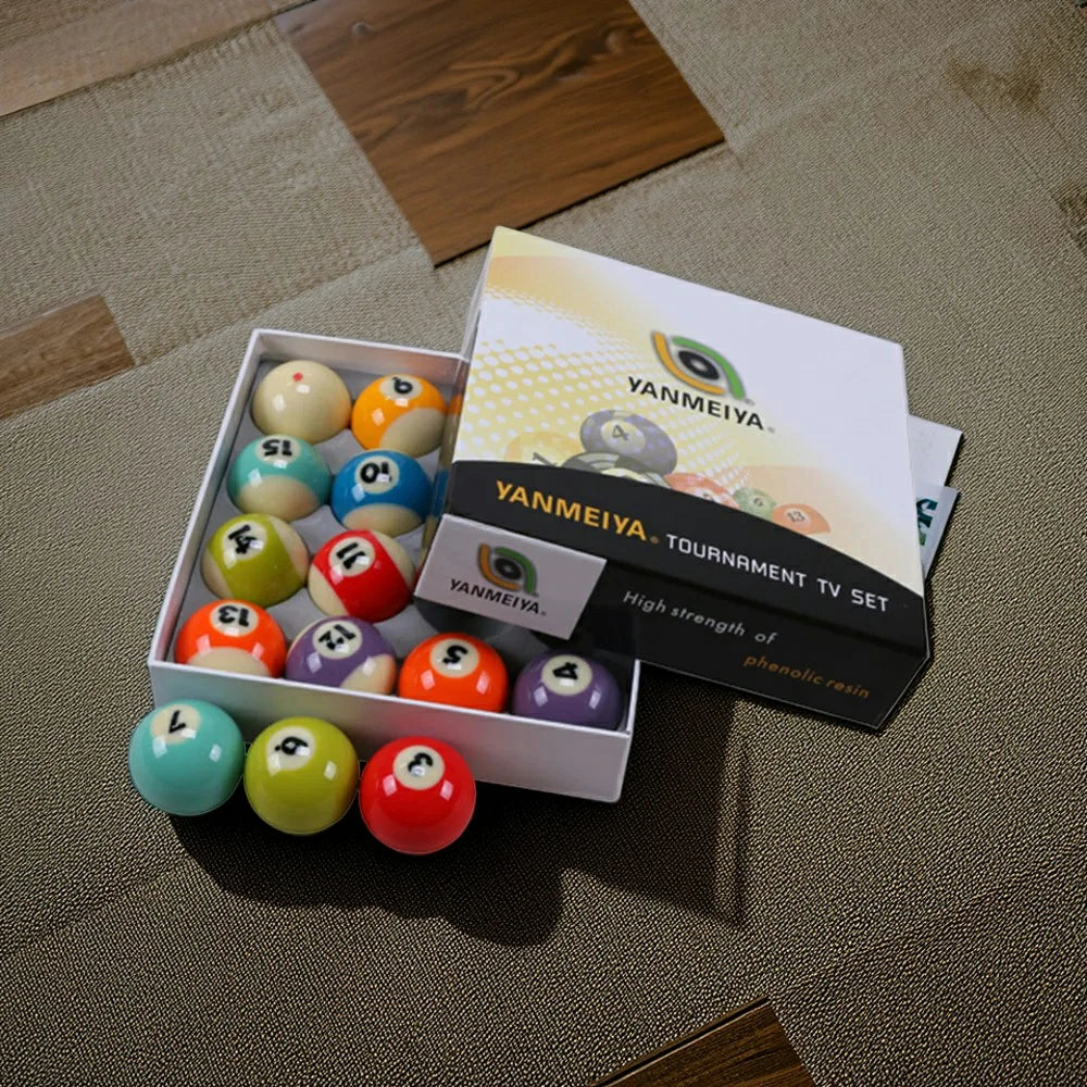 57.2mm American Pool Balls - Standard/Pro Crystal Competition Set