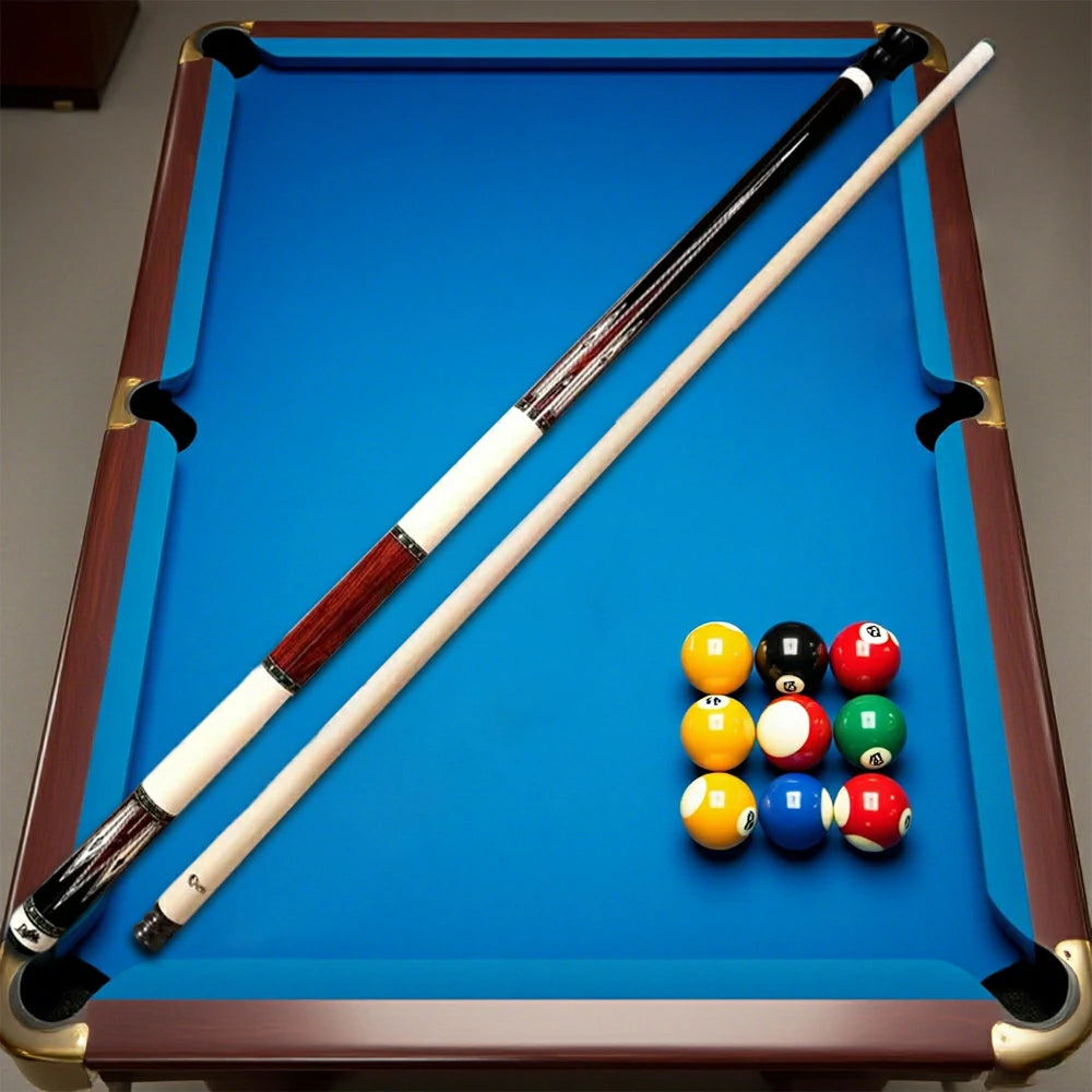 RB 147cm Billiard Cue with 12.5cm Tip High-End Professional Maple Pool Cue Stick Billiards Accessories