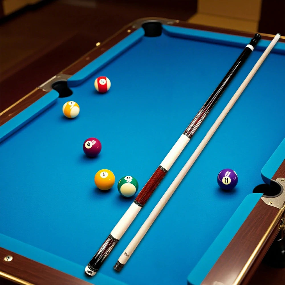 RB 147cm Billiard Cue with 12.5cm Tip High-End Professional Maple Pool Cue Stick Billiards Accessories