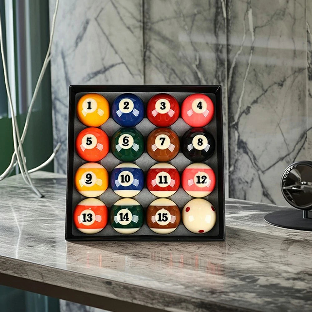 57.2mm Professional Tournament Crystal Billiard Balls for Pool Halls/Home Game Rooms/Championship Events