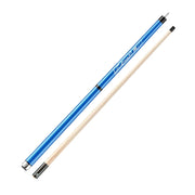 RB Professional 2-Piece Maple Billiard Cue Set - 147cm Pool Cue with 13.5mm Tip & Leather Handle - Blue